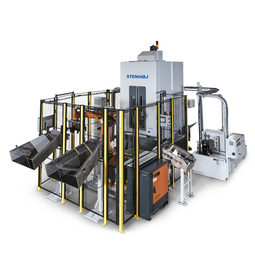 Broaching Machine, 20t with robot automation